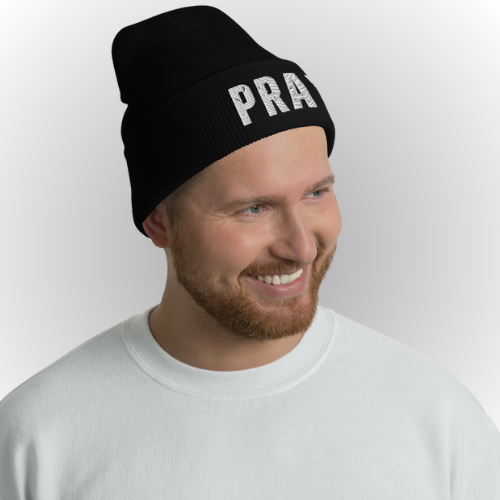 PRAY Cuffed Beanie