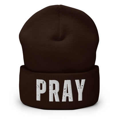 PRAY Cuffed Beanie