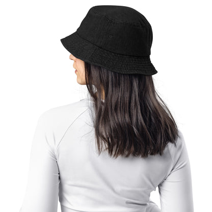 God Is Dope Denim Bucket Hat